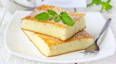 Cheese curd tile for gout